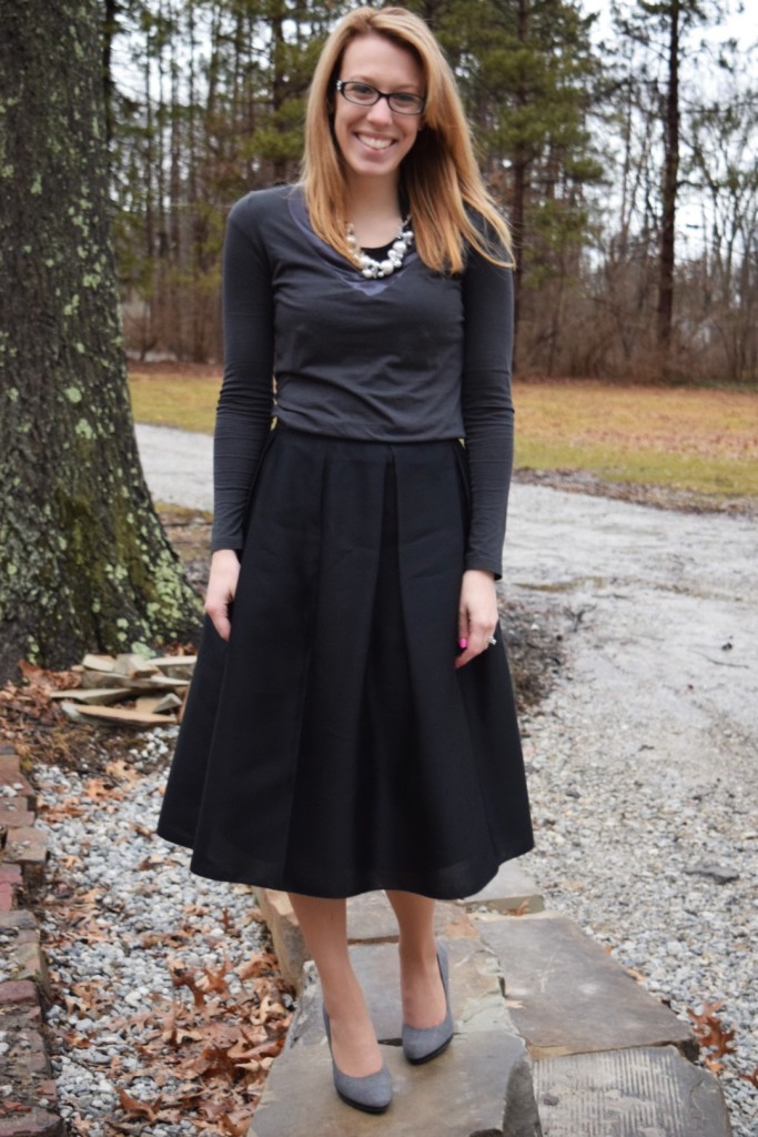 How To: Style the Black Midi Skirt – 3 ways – Modest Blondie